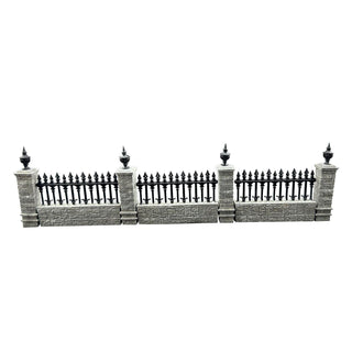 Department 56 Cross Product Village Accessory: Stone Fence, Set of 7 sparkle-castle