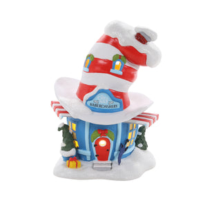 Department 56 Grinch Village: Cat In The Hat Haberdashery sparkle-castle