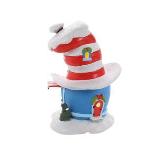 Department 56 Grinch Village: Cat In The Hat Haberdashery sparkle-castle