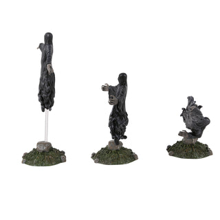 Department 56 Harry Potter Village Accessory: Dementors, Set of 3 sparkle-castle