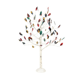 Department 56 Cross Product Village Accessory: Highland Birches, Set of 2 sparkle-castle