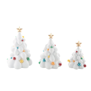 Department 56 Cross Product Village Accessory: Snowdream Trees, Set of 3 sparkle-castle