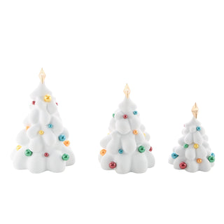 Department 56 Cross Product Village Accessory: Snowdream Trees, Set of 3 sparkle-castle