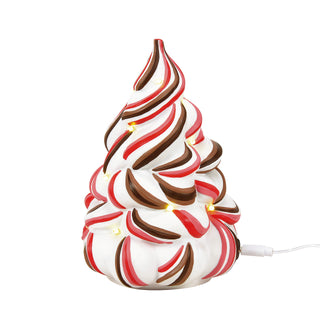 Department 56 Cross Product Village Accessory: Mochamint Lit Tree sparkle-castle