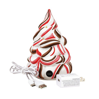 Department 56 Cross Product Village Accessory: Mochamint Lit Tree sparkle-castle