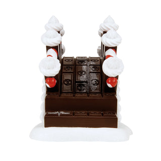 Department 56 Cross Product Village Accessory: Mochamint Bridge sparkle-castle