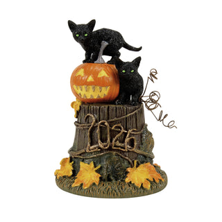 Department 56 Snow Village Halloween Accessory: 50th Feline Noir, 2026 sparkle-castle