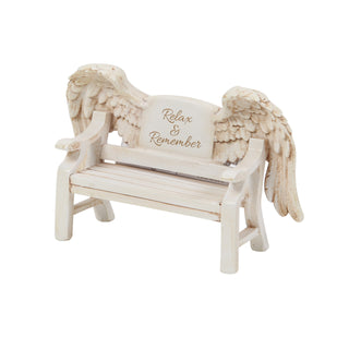Department 56 Cross Product Village Accessory: Relax & Remember Bench sparkle-castle