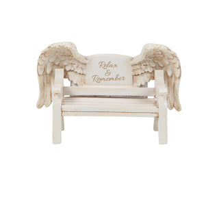 Department 56 Cross Product Village Accessory: Relax & Remember Bench sparkle-castle