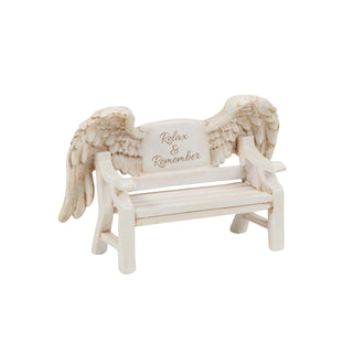 Department 56 Cross Product Village Accessory: Relax & Remember Bench sparkle-castle