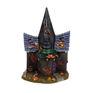 Department 56 Snow Village Halloween: 50th Temple of Enlightened Hag sparkle-castle