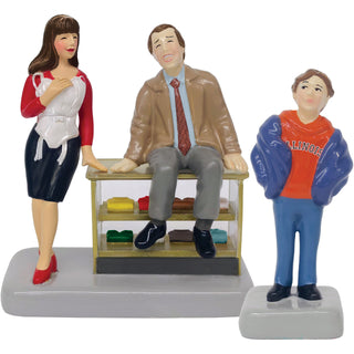 Department 56 Original Snow Village Accessory: Can't See Line Can You Russ?, Set of 2 sparkle-castle