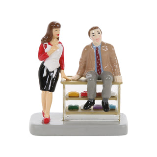 Department 56 Original Snow Village Accessory: Can't See Line Can You Russ?, Set of 2 sparkle-castle