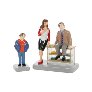 Department 56 Original Snow Village Accessory: Can't See Line Can You Russ?, Set of 2 sparkle-castle