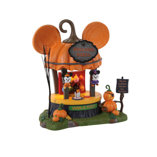 Department 56 Disney Snow Village Halloween Accessory: Balloon Darts Game sparkle-castle