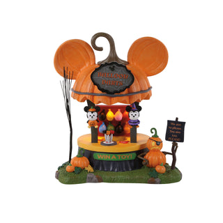 Department 56 Disney Snow Village Halloween Accessory: Balloon Darts Game sparkle-castle