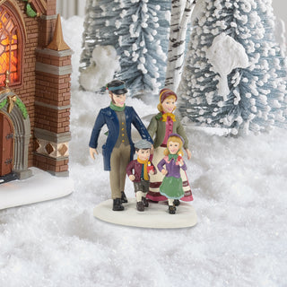 Department 56 Dickens Snow Village Accessory: 50th Christingle Procession sparkle-castle