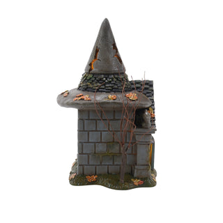 Department 56 Snow Village Halloween: 50th Crypt Of The Old Hag sparkle-castle