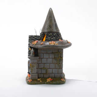 Department 56 Snow Village Halloween: 50th Crypt Of The Old Hag sparkle-castle