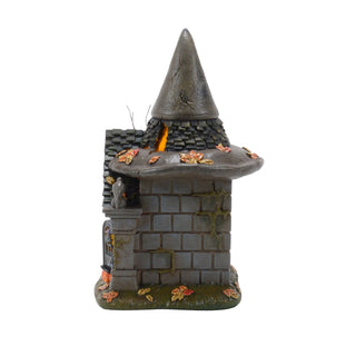 Department 56 Snow Village Halloween: 50th Crypt Of The Old Hag sparkle-castle
