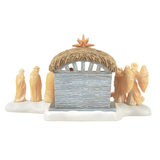 Department 56 Christmas In The City Village Accessory: A Lamb In The City sparkle-castle