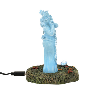 Department 56 Snow Village Halloween Accessory: Haunted Mansion's Harriet Steals The Scene sparkle-castle