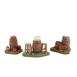 Department 56 Cross Product Village Halloween Accessory: Barrels of Fun sparkle-castle