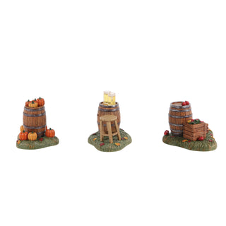 Department 56 Cross Product Village Halloween Accessory: Barrels of Fun sparkle-castle