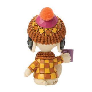 Jim Shore Peanuts: Snoopy Cozy For Fall With Mug Figurine sparkle-castle