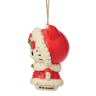 Jim Shore Sanrio: Dated 2026 Hello Kitty Hanging Ornament sparkle-castle