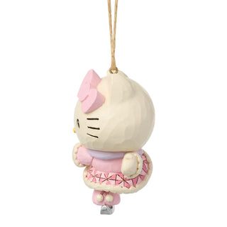 Jim Shore Sanrio: Hello Kitty Ice Skating Hanging Ornament sparkle-castle