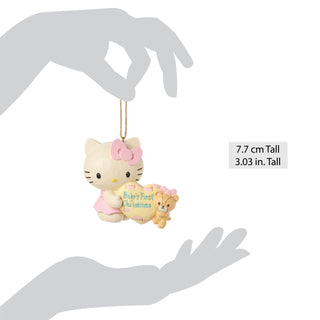 Jim Shore Sanrio: Hello Kitty Baby Girl's First Hanging Ornament sparkle-castle