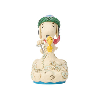 Jim Shore Peanuts: Snoopy Shoveling Snow Figurine sparkle-castle