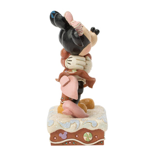 Jim Shore Disney Traditions: Mickey and Minnie Gingerbread Figurine sparkle-castle