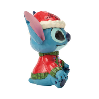 Jim Shore Disney Traditions: Stitch In Ugly Sweater Figurine sparkle-castle