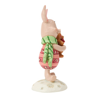 Jim Shore Disney Traditions: Christmas Piglet Miniature Figurine sparkle-castle
