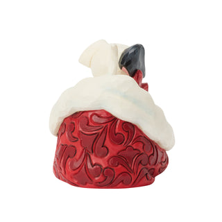 Jim Shore Disney Traditions: Dalmatian In Santa Hat Miniature Figurine sparkle-castle