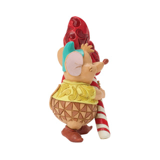 Jim Shore Disney Traditions: Gust With Candy Cane Miniature Figurine sparkle-castle