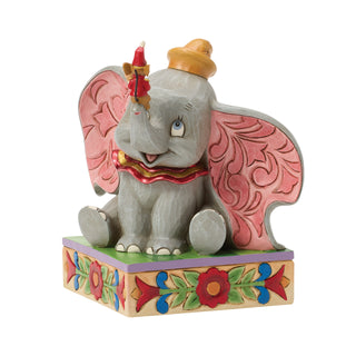 Jim Shore Disney Traditions: Dumbo & Timothy Q. Mouse Figurine sparkle-castle