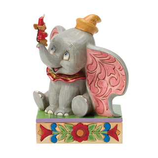 Jim Shore Disney Traditions: Dumbo & Timothy Q. Mouse Figurine sparkle-castle
