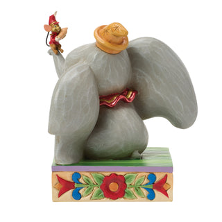 Jim Shore Disney Traditions: Dumbo & Timothy Q. Mouse Figurine sparkle-castle