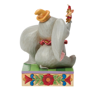 Jim Shore Disney Traditions: Dumbo & Timothy Q. Mouse Figurine sparkle-castle