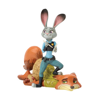 Jim Shore Disney Traditions: Judy Hopps & Nick Wilde Figurine sparkle-castle