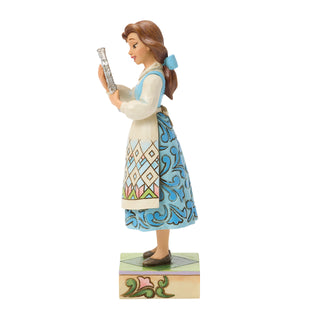 Jim Shore Disney Traditions: Belle With Mirror Figurine sparkle-castle