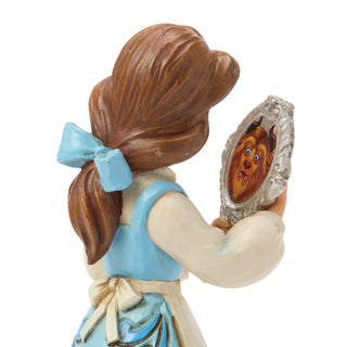Jim Shore Disney Traditions: Belle With Mirror Figurine sparkle-castle