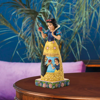 Jim Shore Disney Traditions: Snow White With Dress Scene Figurine sparkle-castle