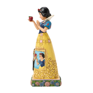 Jim Shore Disney Traditions: Snow White With Dress Scene Figurine sparkle-castle