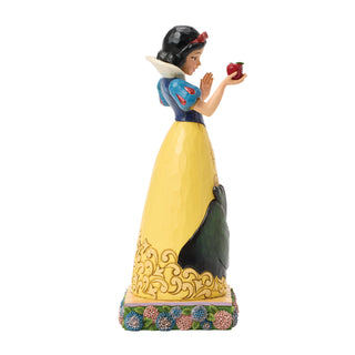 Jim Shore Disney Traditions: Snow White With Dress Scene Figurine sparkle-castle