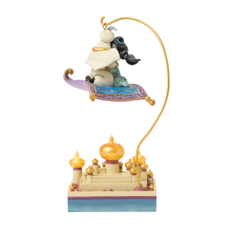 Jim Shore Disney Traditions: Aladdin & Jasmine Flying Over Agrabah Figurine sparkle-castle