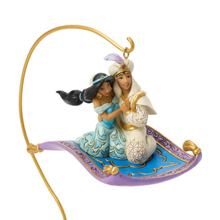 Jim Shore Disney Traditions: Aladdin & Jasmine Flying Over Agrabah Figurine sparkle-castle
